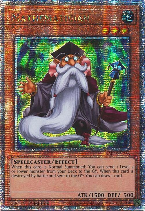 Mathematician - RA04-EN223 - (Quarter Century Secret Rare) - 1st Edition